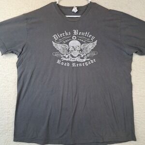 Dierks Bentley Road Renegade Tour Shirt Grey Size 2XL  Short Sleeve 2006